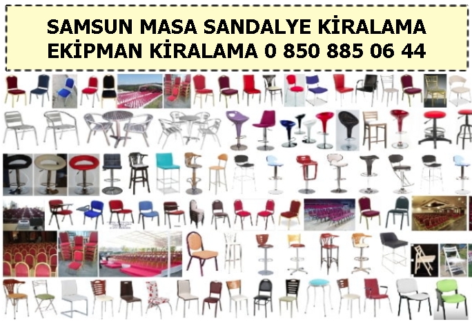 samsun masa sandalye kiralama